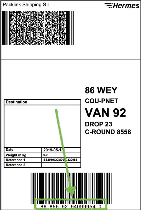 hermes track return|my hermes free returns label.